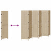 Huonejakaja Beige 292 x 180 cm polyrottinki
