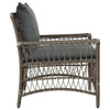 Harmaa puutarhan tuoli Olimpias 60x70x78cm (polyrottinki)