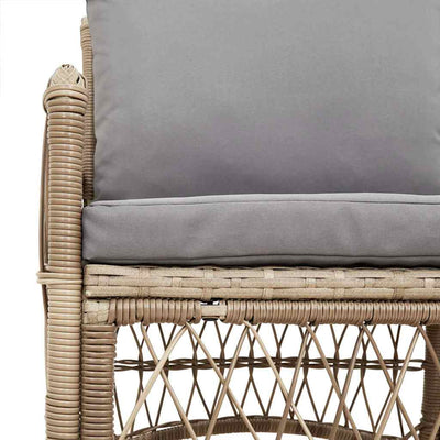 Beige puutarhan tuoli Stratulat 60x70x78cm (polyrottinki)