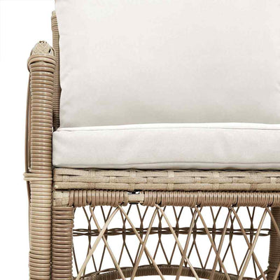Beige puutarhan tuoli Caitlynn 60x70x78cm (polyrottinki)