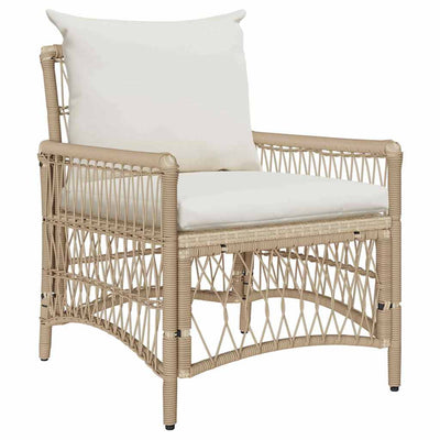 Beige puutarhan tuoli Caitlynn 60x70x78cm (polyrottinki)