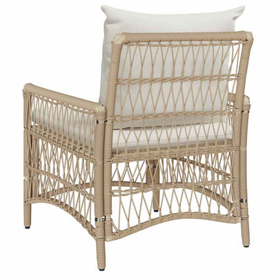 Beige puutarhan tuoli Caitlynn 60x70x78cm (polyrottinki)