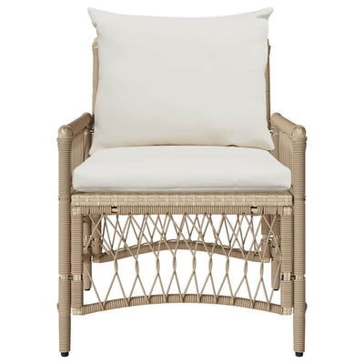 Beige puutarhan tuoli Caitlynn 60x70x78cm (polyrottinki)