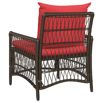 Ruskea puutarhan tuoli Ianeia 60x70x78cm (polyrottinki)