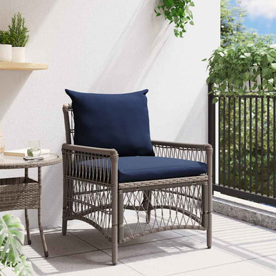 Harmaa puutarhan tuoli Belamiea 60x70x78cm (polyrottinki)