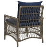 Harmaa puutarhan tuoli Belamiea 60x70x78cm (polyrottinki)