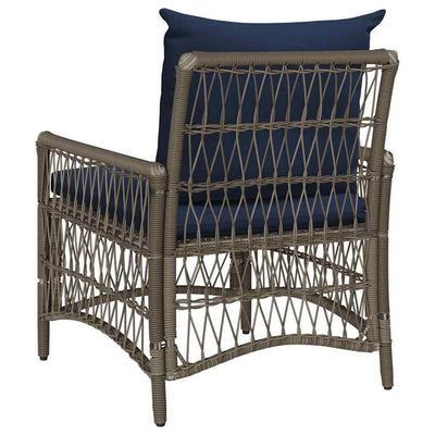 Harmaa puutarhan tuoli Belamiea 60x70x78cm (polyrottinki)