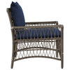 Harmaa puutarhan tuoli Belamiea 60x70x78cm (polyrottinki)
