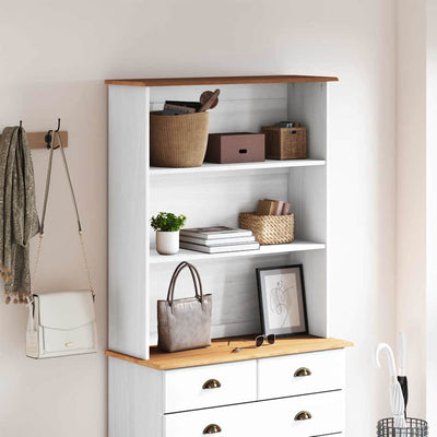 Häkkis ASKIM Valkoinen 91 x 30 x 104 cm Täysi mänty