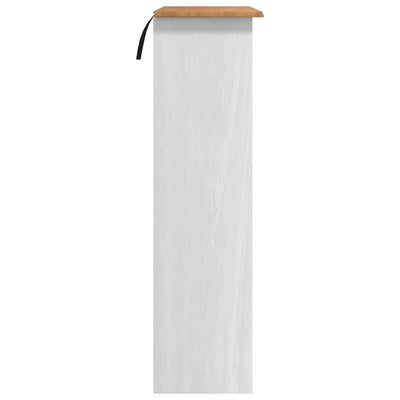 Häkkis ASKIM Valkoinen 91 x 30 x 104 cm Täysi mänty