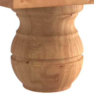 Sivupöytä ASKIM Ruskea 133.5 x 40 x 79 cm Täysi mänty