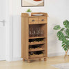 Ruskea viinikaappi askim Danuc 57x37x114cm (mänty)