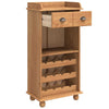 Ruskea viinikaappi askim Danuc 57x37x114cm (mänty)