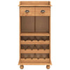 Ruskea viinikaappi askim Danuc 57x37x114cm (mänty)