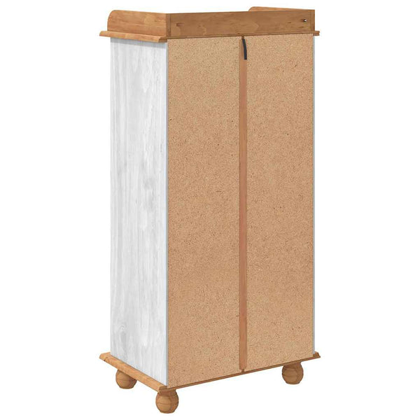 Valkoinen viinikaappi askim Zafia 57x37x114cm (mänty)