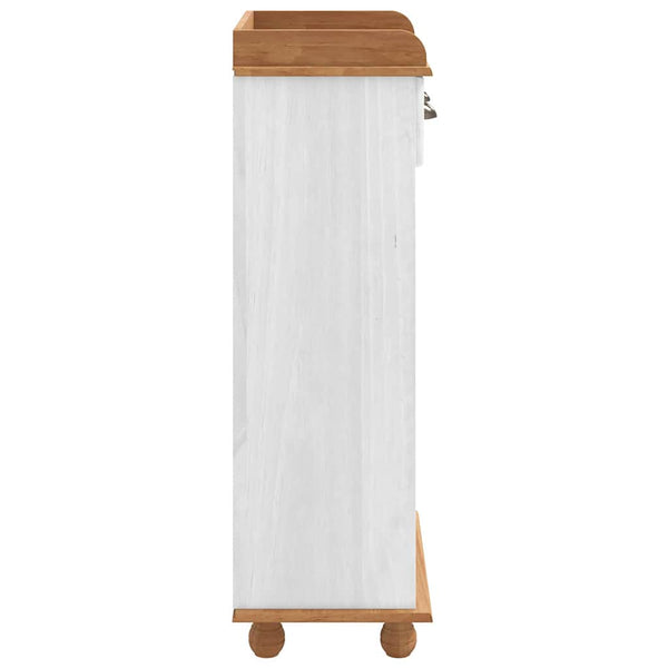 Valkoinen viinikaappi askim Zafia 57x37x114cm (mänty)