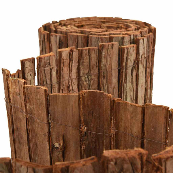 Kaarna-aita 400 x 125 cm Kuori Ruskea