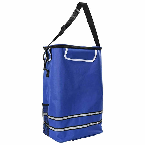 Ostoskori Sininen 36.5 x 46.5 x 100.5 cm Oxford-kangas