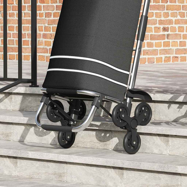 Ostoskori 1 Musta 47 x 39 x 100,5 cm Oxford-kangas