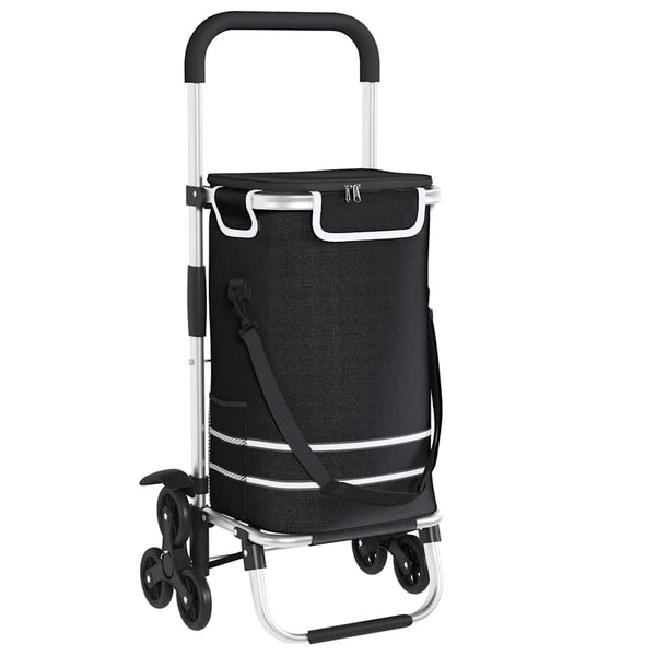 Ostoskori 1 Musta 47 x 39 x 100,5 cm Oxford-kangas