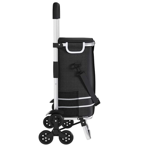 Ostoskori 1 Musta 47 x 39 x 100,5 cm Oxford-kangas