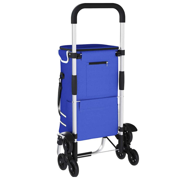 Ostoskori Sininen 47 x 39 x 100.5 cm Oxford-kangas
