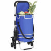 Ostoskori Sininen 47 x 39 x 100.5 cm Oxford-kangas
