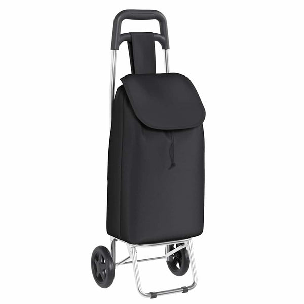 Ostoskori Musta 35 x 28 x 92 cm Oxford-kangas