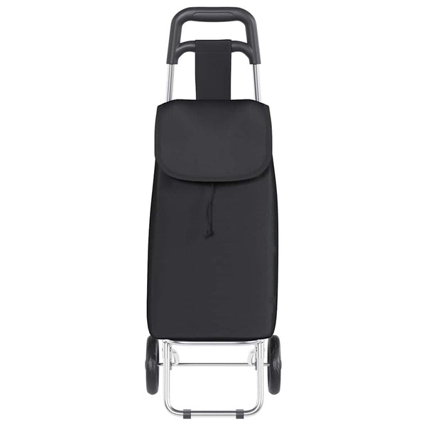 Ostoskori Musta 35 x 28 x 92 cm Oxford-kangas