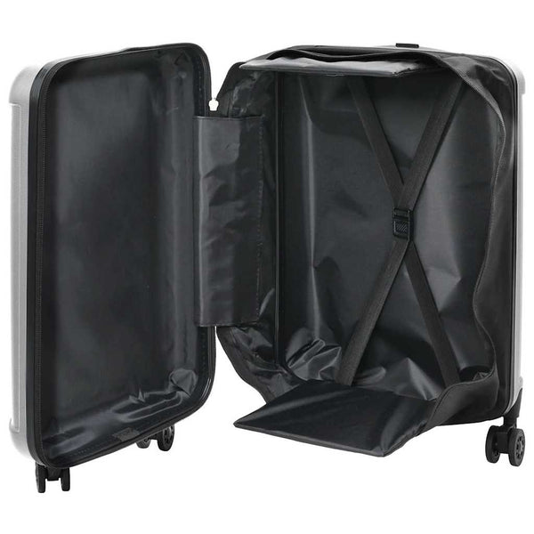 Matkalaukku lukkoon Hopea 34 x 23 x 55.5 cm ABS-muovi