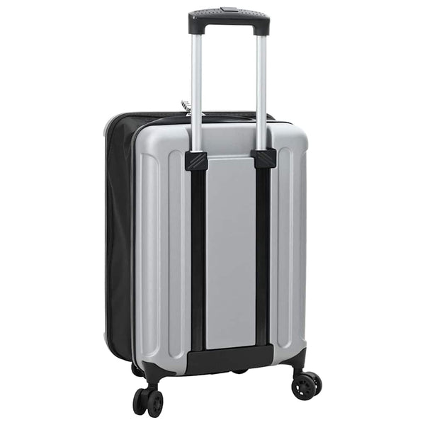Matkalaukku lukkoon Hopea 34 x 23 x 55.5 cm ABS-muovi