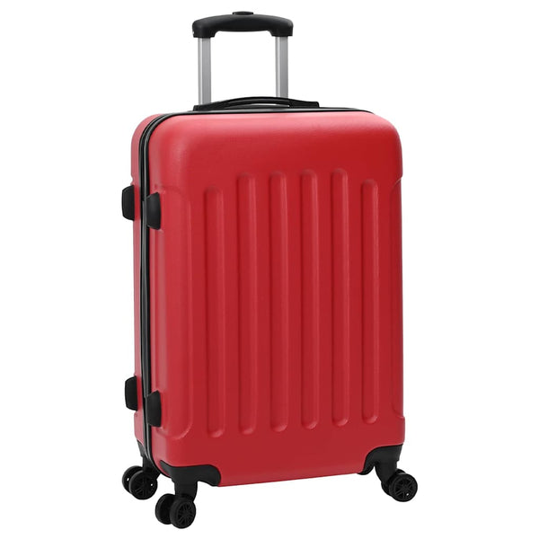 Matkalaukku lukkoon 3 kpl Punainen 50 x 31 x 78 cm ABS-muovi