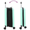 Matkalaukku lukkoon Mintunvihreä 43 x 27 x 66 cm ABS-muovi