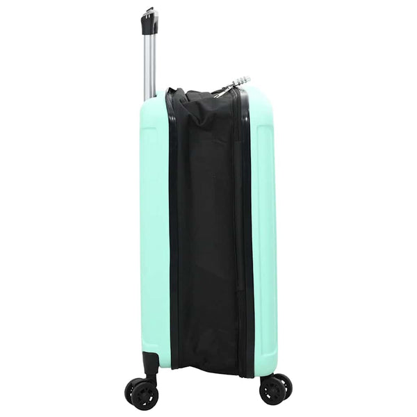 Matkalaukku lukkoon Mintunvihreä 43 x 27 x 66 cm ABS-muovi