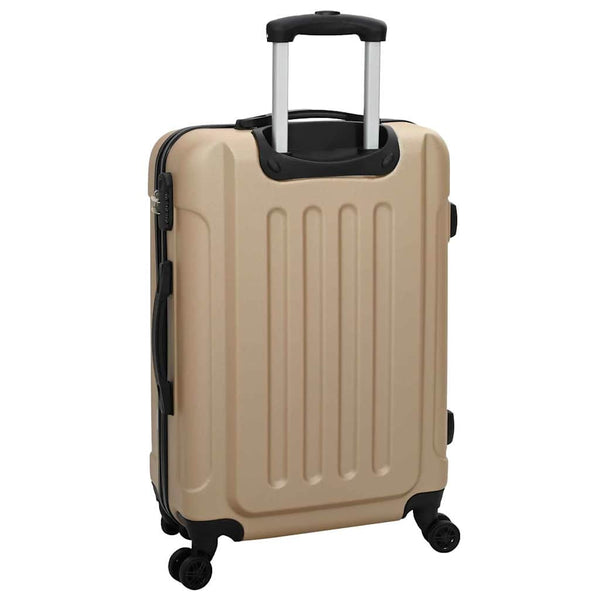Matkalaukku lukkoon 3 kpl Samppanja 50 x 31 x 78 cm ABS-muovi