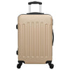 Matkalaukku lukkoon 3 kpl Samppanja 50 x 31 x 78 cm ABS-muovi