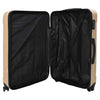Matkalaukku lukkoon 3 kpl Samppanja 50 x 31 x 78 cm ABS-muovi