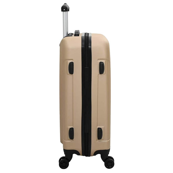 Matkalaukku lukkoon 3 kpl Samppanja 50 x 31 x 78 cm ABS-muovi