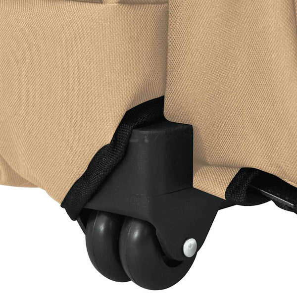 Lemmikkikärryt 3-in-1 kuviointi hiekka 48x32x(57-106) cm Oxford-kangas
