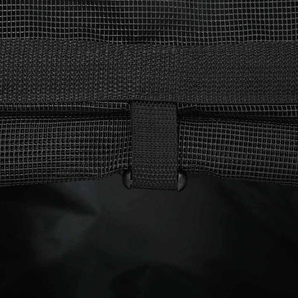Lemmikkikärryt 3-in-1 Musta 48x32x(57-106) cm Oxford-kangas