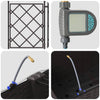 Puutarha ruukku 3 kpl Ruskea 80 x 80 x 142 cm PP