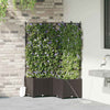 Puutarha ruukku 3 kpl Ruskea 80 x 80 x 142 cm PP