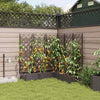 Puutarha ruukku 5 kpl Ruskea 120 x 120 x 126 cm PP