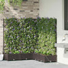 Puutarha ruukku 5 kpl Ruskea 120 x 120 x 126 cm PP
