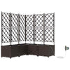 Puutarha ruukku 5 kpl Ruskea 120 x 120 x 142 cm PP