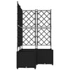 Puutarha ruukku 3 kpl Musta 80 x 80 x 143 cm PP