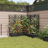 Puutarha ruukku 5 kpl Musta 120 x 120 x 125,5 cm PP