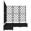 Puutarha ruukku 5 kpl Musta 120 x 120 x 125,5 cm PP