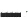 Puutarha ruukku 4 kpl Musta 160 x 40 x 37,5 cm PP