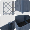 Puutarha ruukku 5 kpl Harmaa 120 x 120 x 143 cm PP